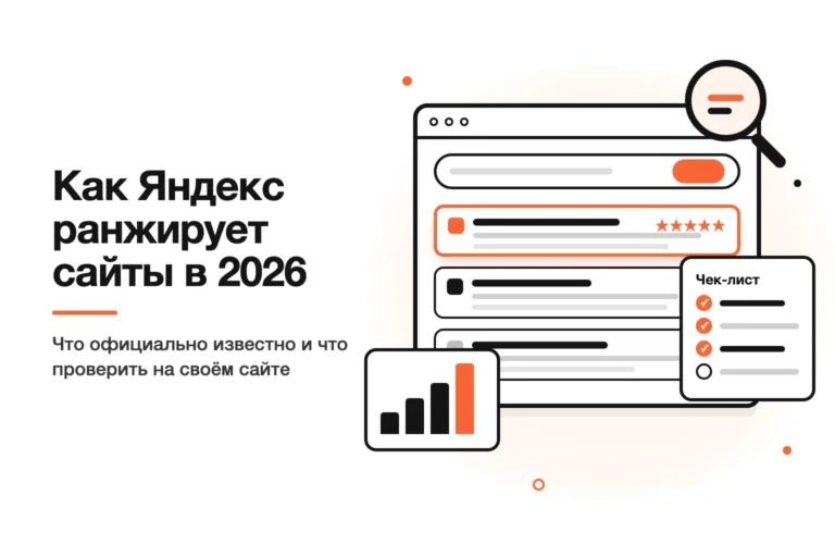Как Яндекс ранжирует сайты в 2026 году: что официально известно и что проверить на своём сайте